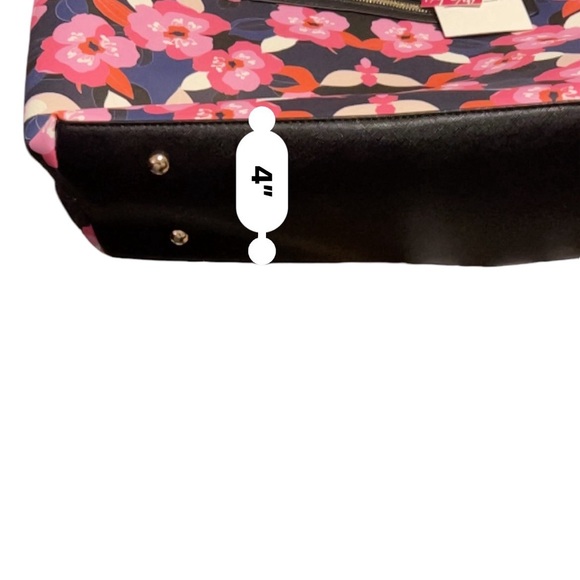 Brand New gorgeous floral, blue / pink Trina Turk NWT purse Tote L #NWT #tote - Picture 2 of 14